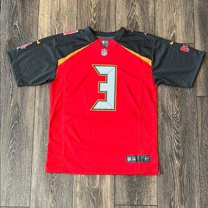 NFL NIKE Tampa Bay Bucs Jameis Winston #3 On Field Printed Jersey Size Youth L
